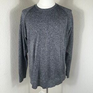 Lululemon Engineered Warmth Sweater Mens Gray XL Merino Wool-Blend Athleisure
